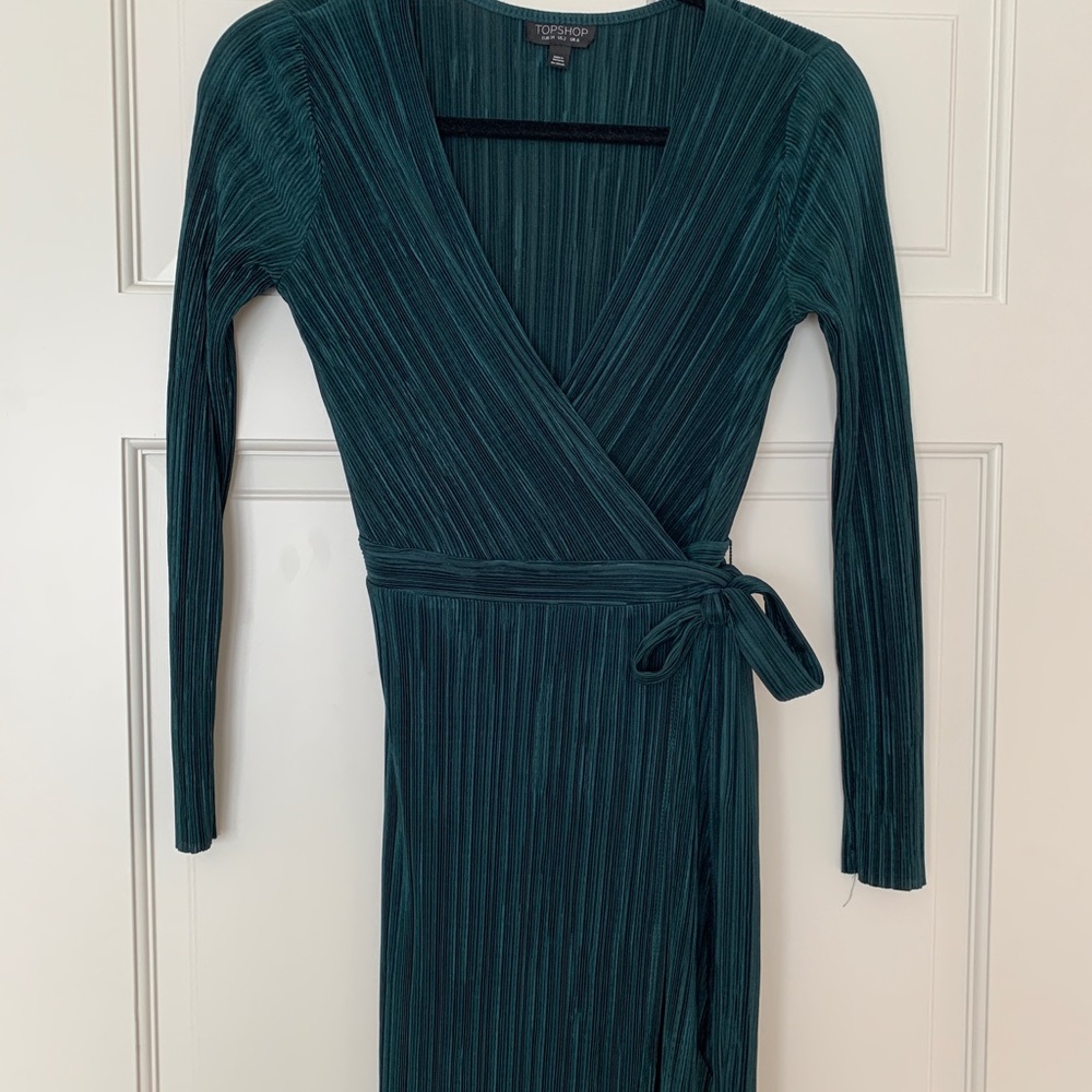 Topshop mini wrap dress